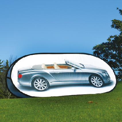 Pop-Up-publicitaire-ovale Outdoor-display